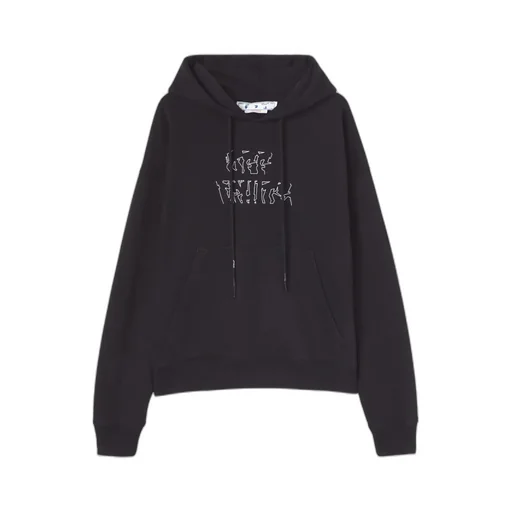 Arrows-Logo Drawstring Hoodie