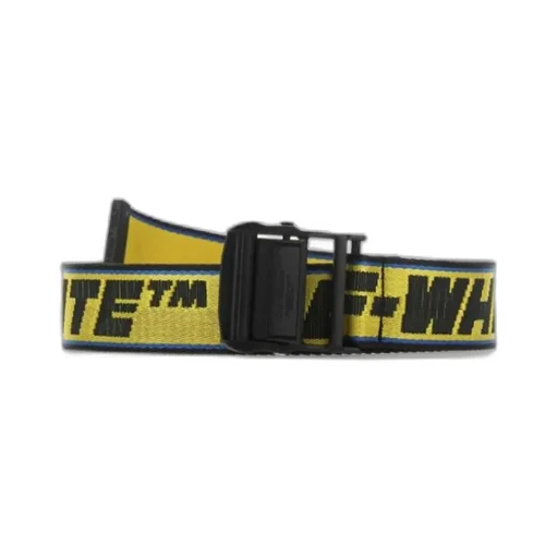 Off-White Logo Intarsia Buckle Belt