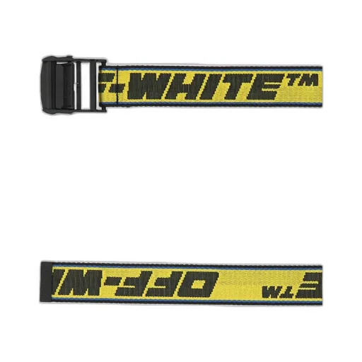 Off-White Logo Intarsia Buckle Belt