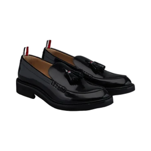 Thom Browne Round Toe Slip-On Loafers