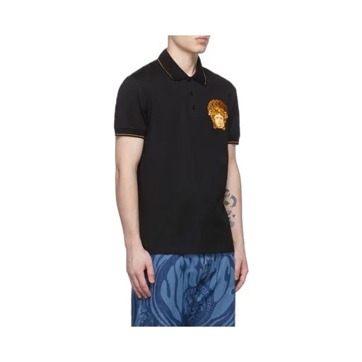 Versace Medusa Head Short-Sleeved Polo Shirt