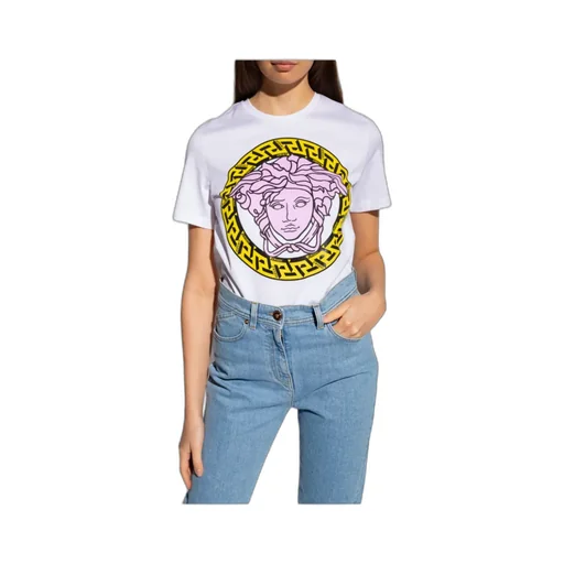 Versace Medusa Head Printed Crewneck T-Shirt