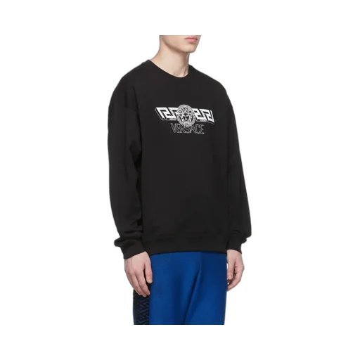 Versace Medusa Head Motif Crewneck Sweatshirt