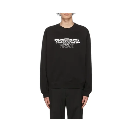 Versace Medusa Head Motif Crewneck Sweatshirt