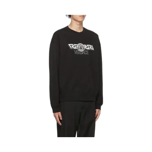 Versace Medusa Head Motif Crewneck Sweatshirt