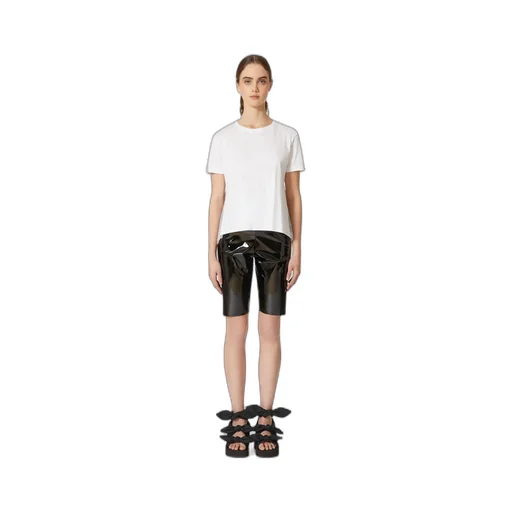 Logo Tulle Short-Sleeved T-Shirt