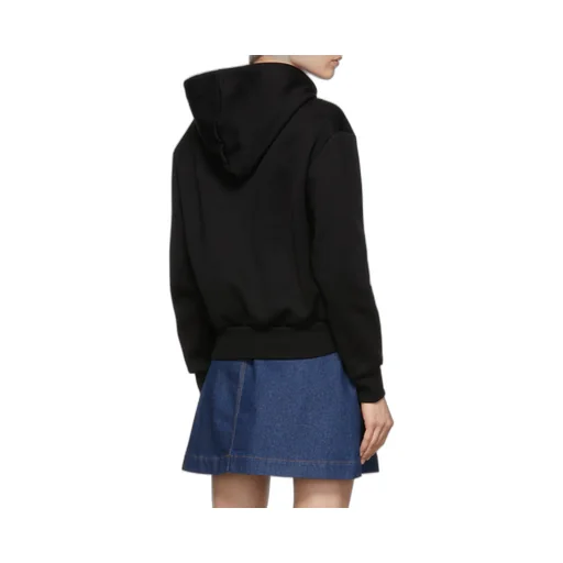 Versace Logo Print Drawstring Hoodie