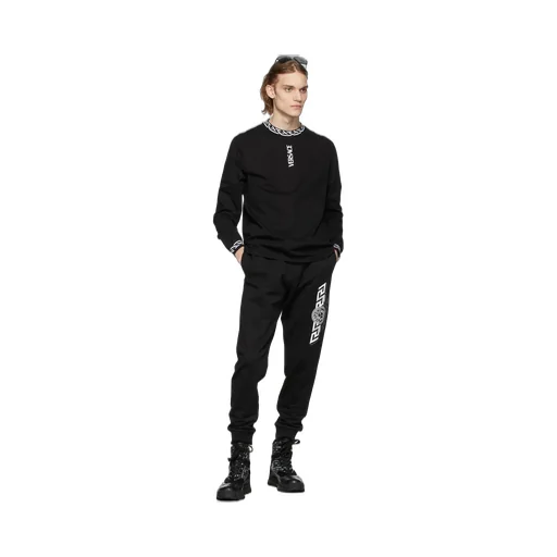 Versace Greca Detailed Jersey Knitted Track Pants