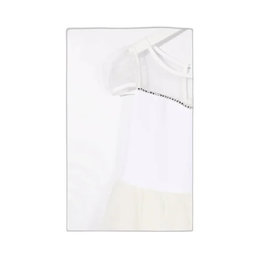 Teen Crystal-Embellished Tulle Dress