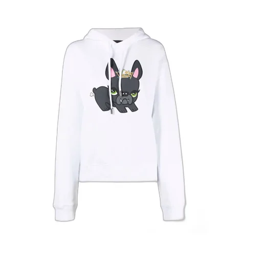 Cartoon-Print Hoodie