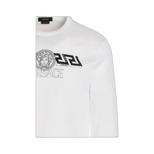 Versace Logo Print Long-Sleeved T-Shirt