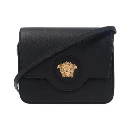 Versace La Medusa Plaque Crossbody Bag