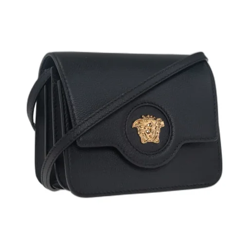 Versace La Medusa Plaque Crossbody Bag