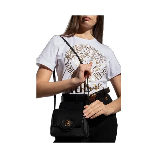 Versace La Medusa Plaque Crossbody Bag