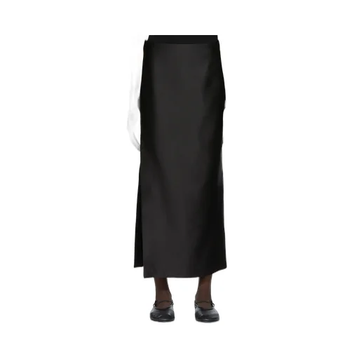 The Row Kanita Side Slit Midi Skirt
