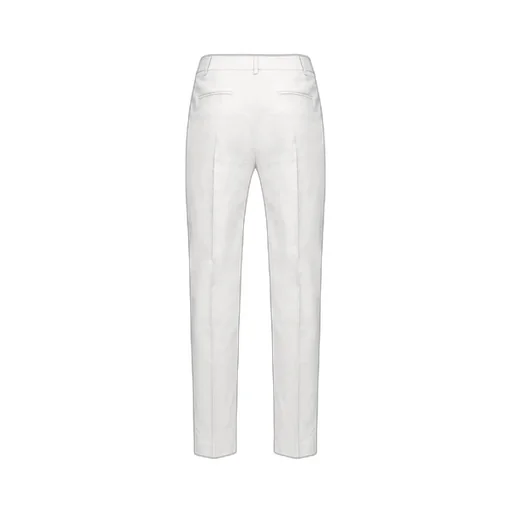 Cropped Straight-Leg Trousers