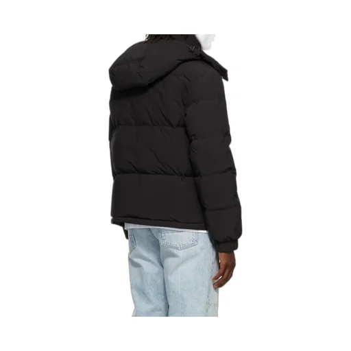 Off-White Zip-Up Long-Sleeved Puffer Coat