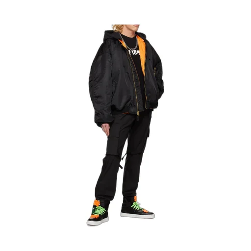 Diag-Stripe Ripstop Cargo Trousers