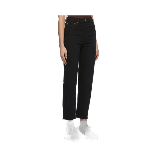 Re/Done High-Rise Straight-Leg Jeans