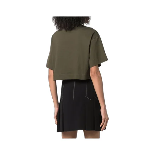Grafitti-Logo Cropped T-Shirt