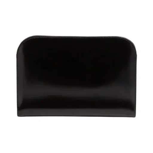 Salvatore Ferragamo Logo Plaque Chain Linked Clutch