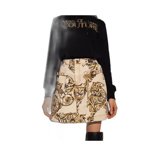 Ballog Printed Denim Skirt