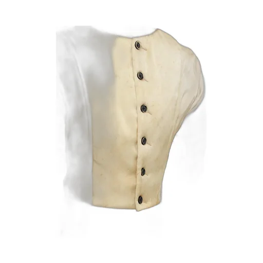 Button-Down Round Neck Blouse
