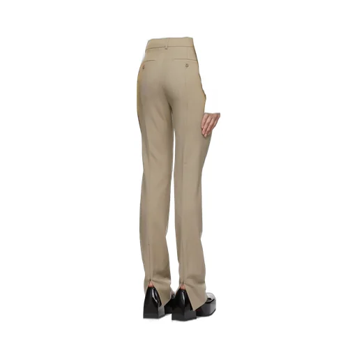 Mid-Waist Straight Casual Pants