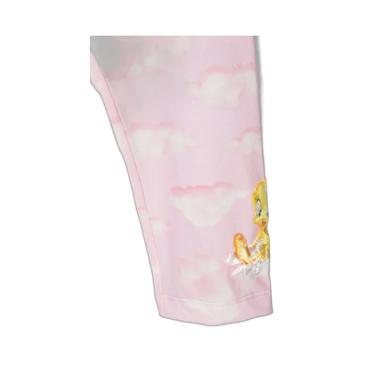 Teen Tweety-Motif Cloud-Print Leggings