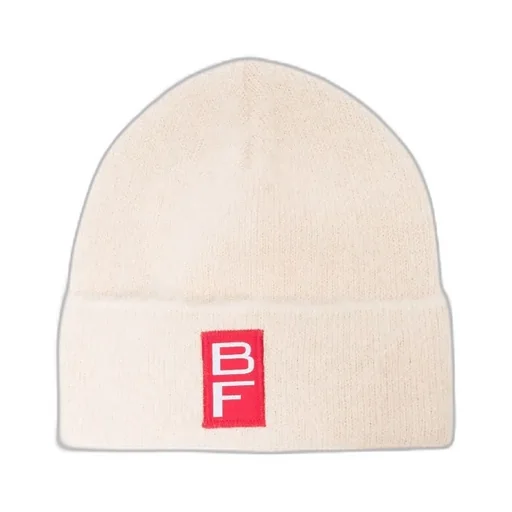 By Far Logo Patch Turn-Up Brim Beanie