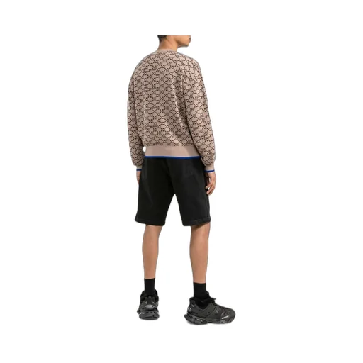 All-Over Monogram Crew Neck Jumper