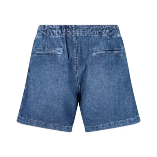 Polo Ralph Lauren Logo Embroidered Drawstring Denim Shorts