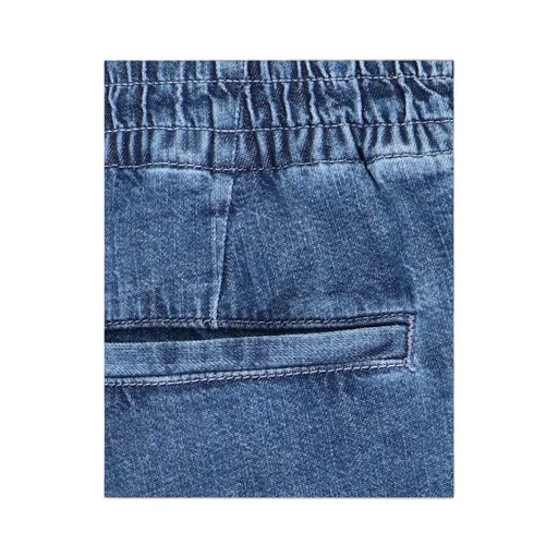 Polo Ralph Lauren Logo Embroidered Drawstring Denim Shorts