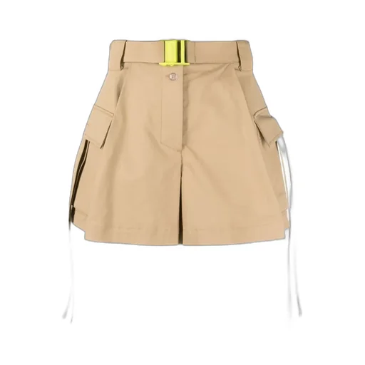 Gabardine Cargo Shorts