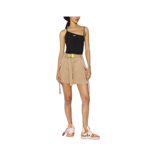 Gabardine Cargo Shorts