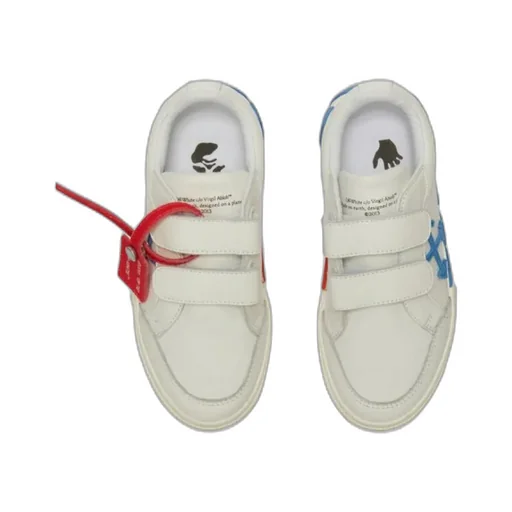 Velcro Vulcanized White Blue
