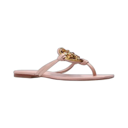 Logo-Plaque Flat Sandals