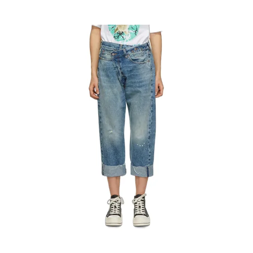 Low-Rise Cropped Jeans