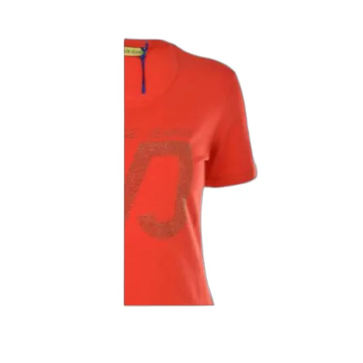 Letter Hot Drilling Elastic T-Shirt