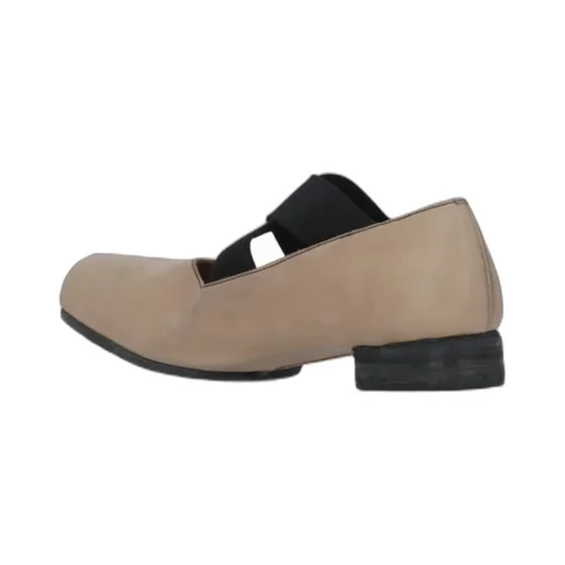 Square Head Flat-Soled Shoes