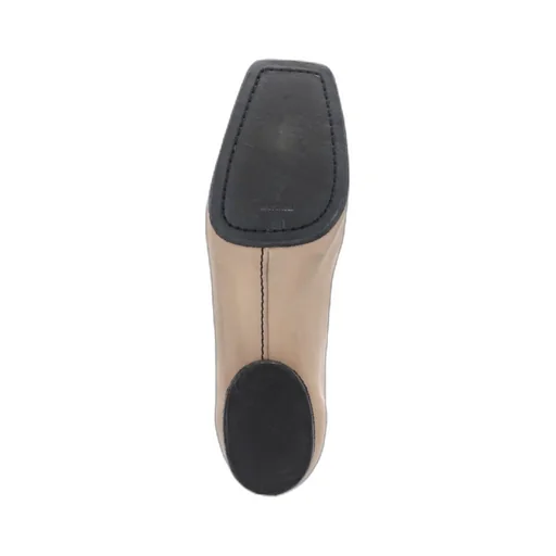 Square Head Flat-Soled Shoes