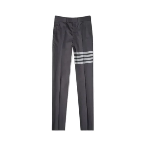 Thom Browne 4-Bar Turn-Up Hem Tailored Trousers