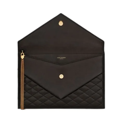 Gaby Quilted Envelope Clutch Bag