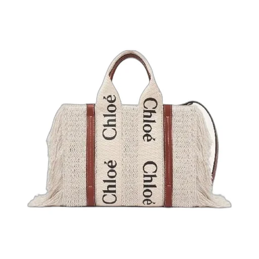 Chloé Woody Fringed Tote Bag
