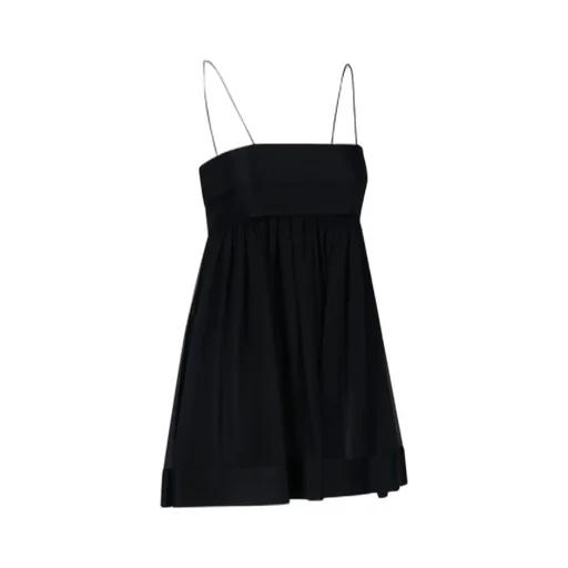 Sleeveless Dress In Crepe Muslin