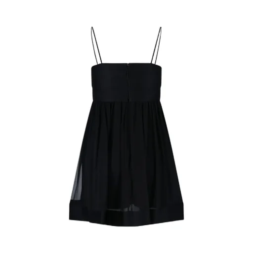 Sleeveless Dress In Crepe Muslin