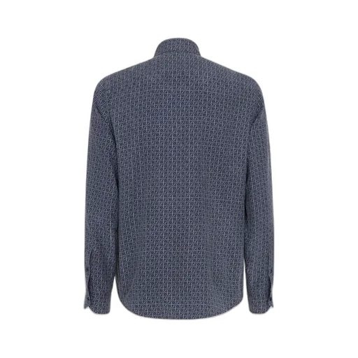 Blue Silk Shirt