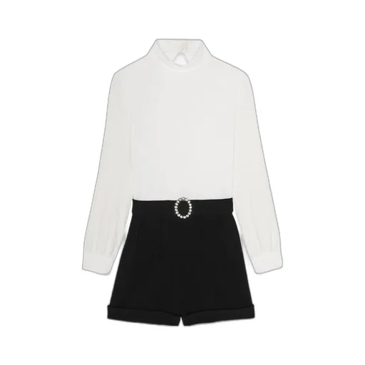 Saint Laurent High Waist Backless Playsuit
