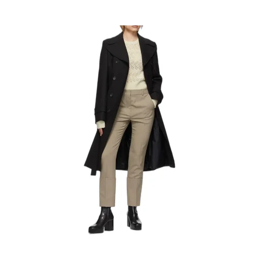 Logo High-Waisted Straight Trousers
