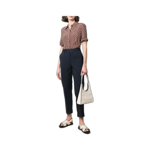 High-Waisted Tailored Trousers